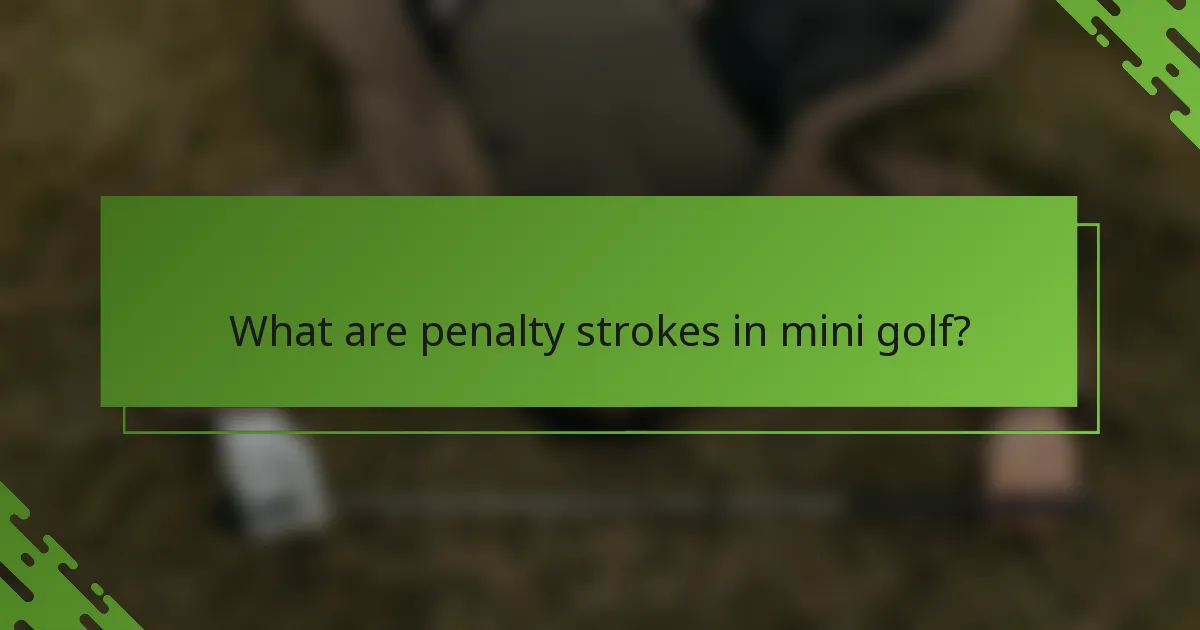 Kas ir soda sitieni mini golfā?